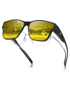 Gafas de Conducción DUCO 8990 con Lentes Amarillos Polarizados