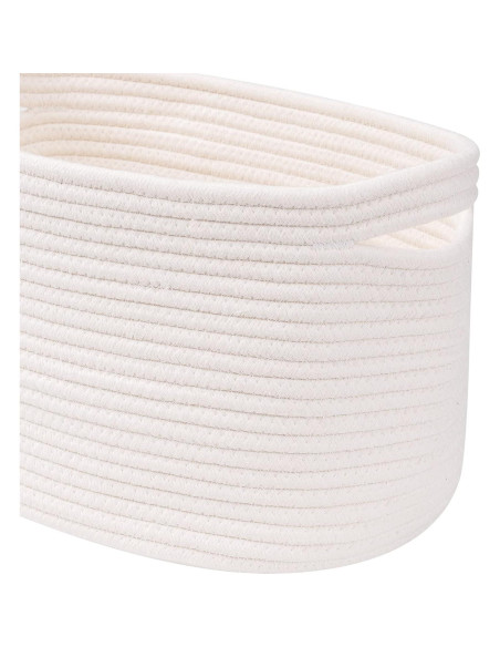 Conjunto de 3 Cestas de Almacenamiento Cubo CubesLand Algodón Blanco Conjunto de 3 Cestas de Almacenamiento Cubo CubesLand Algodón Blanco