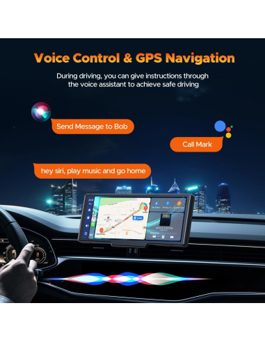 Pantalla Volam Carplay 9.26" con cámara 2.5K y GPS