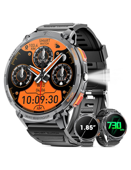 Reloj Inteligente Militar Mingwear K68 1.85" Pantalla HD Reloj Inteligente Militar Mingwear K68 1.85" Pantalla HD