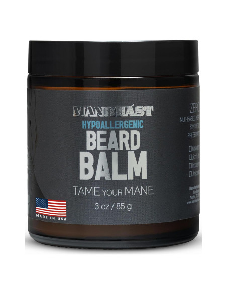Bálsamo Hipoalergénico para Barba ManBeast 100% Natural Bálsamo Hipoalergénico para Barba ManBeast 100% Natural