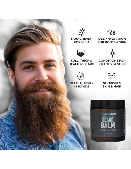 Bálsamo Hipoalergénico para Barba ManBeast 100% Natural Bálsamo Hipoalergénico para Barba ManBeast 100% Natural