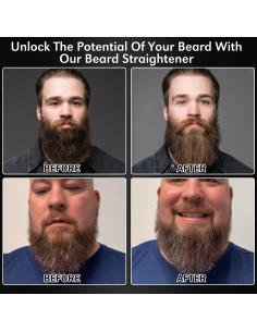 Kit Alisador de Barba XIKEZAN con Aceite y Bálsamo 2