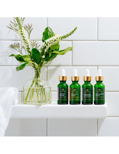 Conjunto de Cuidado Facial Tree of Life 4 Sueros Hidratantes