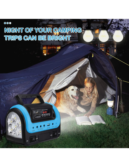 Generador Solar Upusa SDM-0603 Portátil 144W Camping Generador Solar Upusa SDM-0603 Portátil 144W Camping