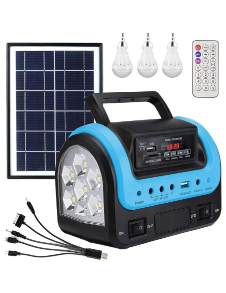 Generador Solar Upusa SDM-0603 Portátil 144W Camping Generador Solar Upusa SDM-0603 Portátil 144W Camping