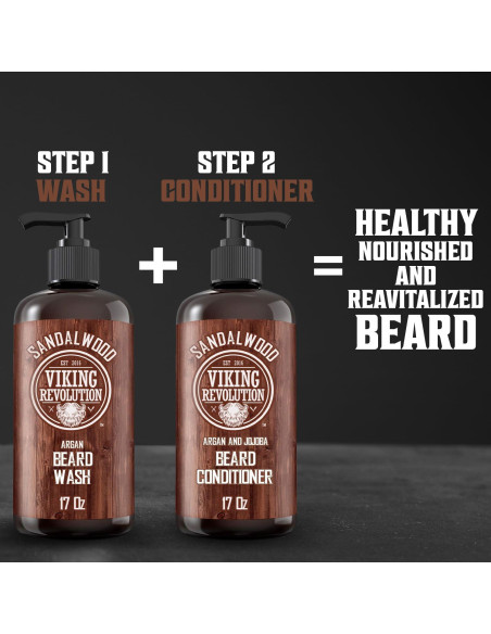 Acondicionador para Barba Viking Revolution 500ml Aceites Naturales Acondicionador para Barba Viking Revolution 500ml Aceites Naturales