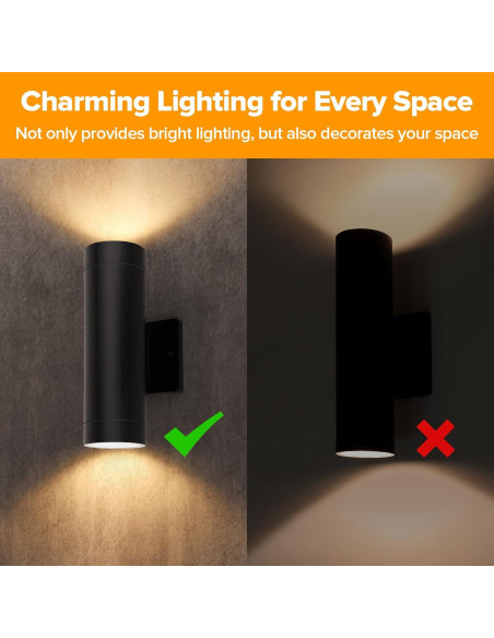 Aplique de Pared Exterior LUTEC LED 16W 2700K Negro Mate Aplique de Pared Exterior LUTEC LED 16W 2700K Negro Mate