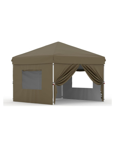 Carpa Plegable IHEX 3x3m con 4 Paredes Desmontables - Protección UV