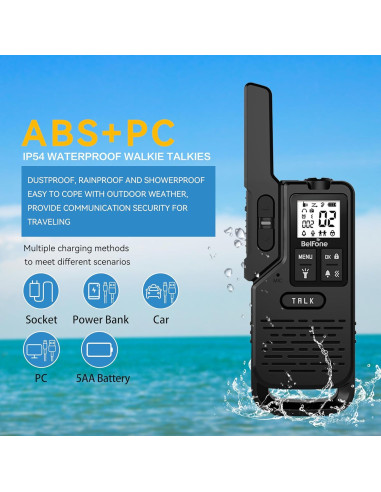 Walkie Talkies BelFone BF-OG200 20 Canales IP54 8,05 km