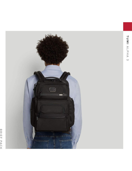 Mochila TUMI Alpha 3 para Laptop 15" Negra con Correas Mochila TUMI Alpha 3 para Laptop 15" Negra con Correas