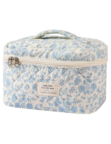 Bolsa de Maquillaje Grande Gosect Floral 25x16x16 cm