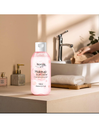 Limpiador de Brochas Norate 156 ml Fórmula Suave Libre de Crueldad