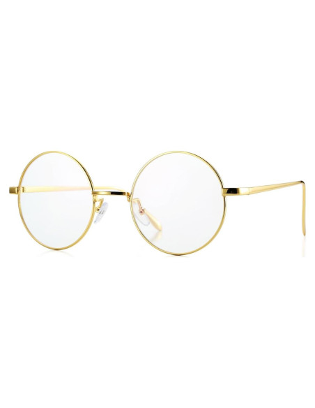 Gafas Retro Pro Acme Metal Dorado Lentes Transparentes Gafas Retro Pro Acme Metal Dorado Lentes Transparentes