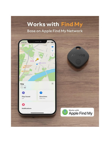 ATUVOS Rastreador Bluetooth 4 Pack para Equipaje y Llaves