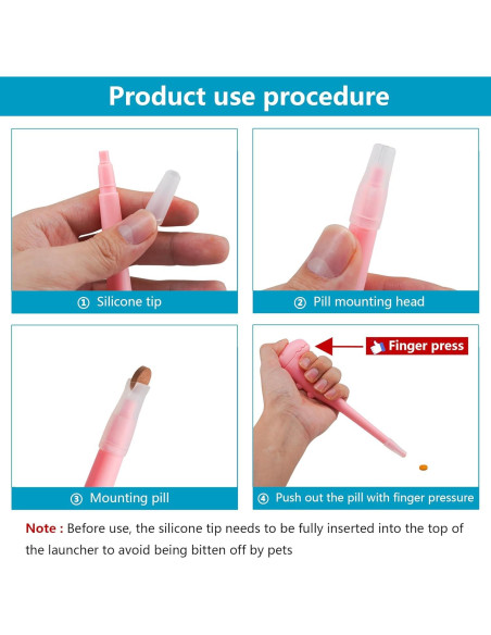 Dispensador de pastillas para mascotas YeulYuuri Rosa 20 cm Dispensador de pastillas para mascotas YeulYuuri Rosa 20 cm