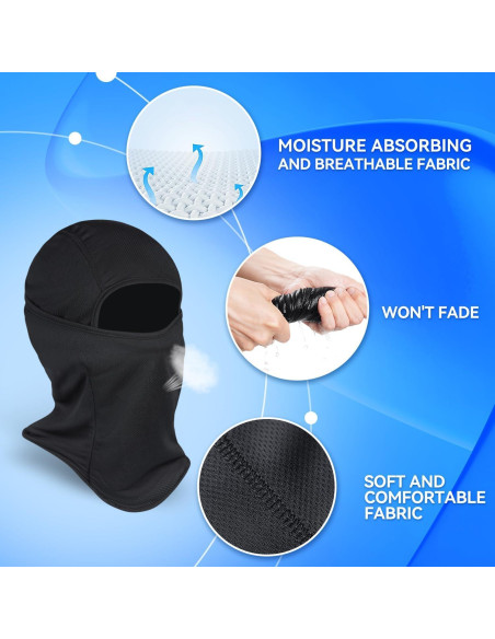 Máscara Balaclava de Esquí 3 Piezas - Invierno Unisex Máscara Balaclava de Esquí 3 Piezas - Invierno Unisex