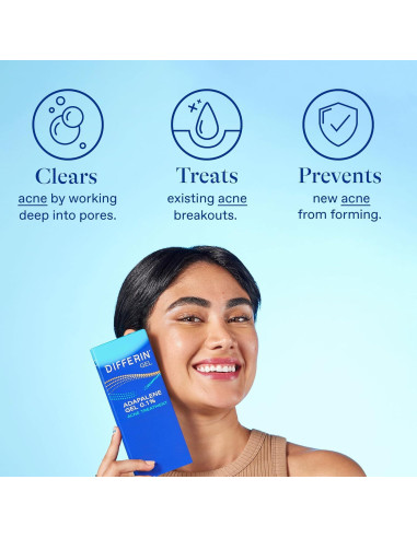 Gel Tratamiento Acné Differin 15g 0.1% Adapaleno 30 Días
