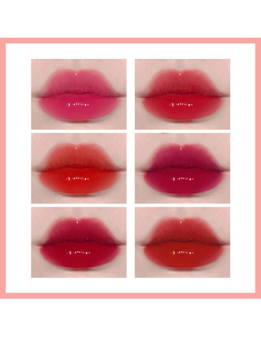 Tinte de Labios Eakroo 6 Colores Multiusos Hidratante
