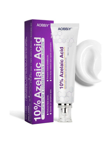 Crema Tratamiento Acné AOBBIY Ácido Azelaico 10% 28g