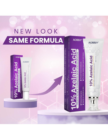 Crema Tratamiento Acné AOBBIY Ácido Azelaico 10% 28g