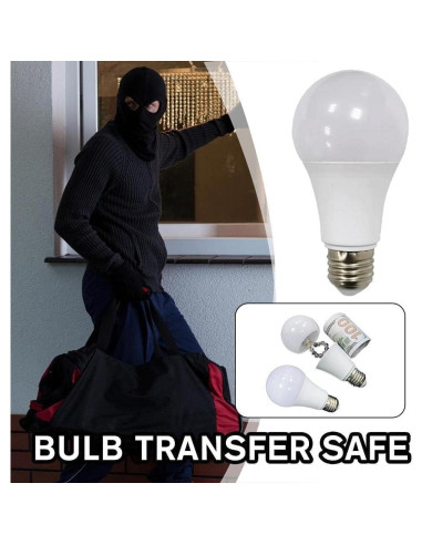 Caja de Seguridad Bombilla Blanca Jinshining 15 cm Discreta