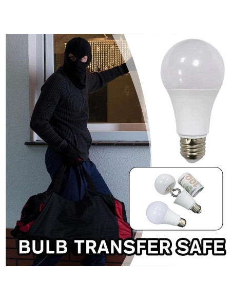 Caja de Seguridad Bombilla Blanca Jinshining 15 cm Discreta Caja de Seguridad Bombilla Blanca Jinshining 15 cm Discreta
