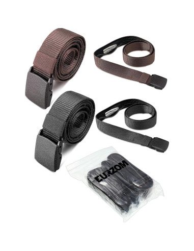 Cinturones de Dinero de Viaje Eurzom 2 Pcs Nylon Seguridad