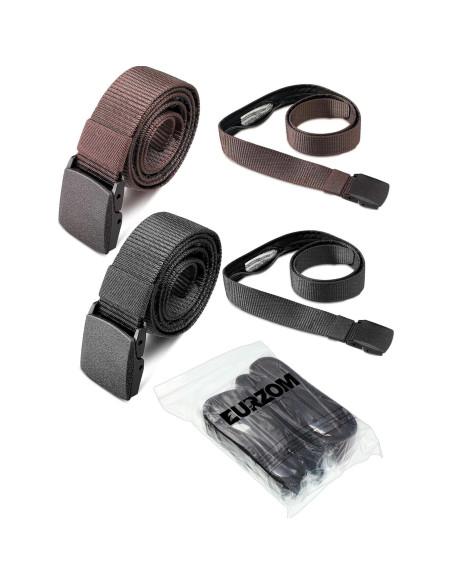 Cinturones de Dinero de Viaje Eurzom 2 Pcs Nylon Seguridad Cinturones de Dinero de Viaje Eurzom 2 Pcs Nylon Seguridad