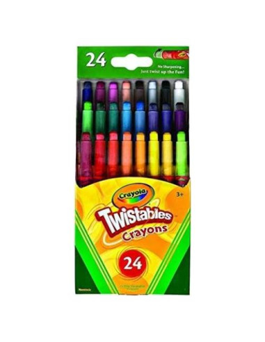 Crayones Mini Twistables Crayola 24 unidades 175g