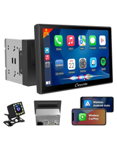 Estéreo Doble Din Carpuride YT09S 9" con CarPlay y Android Auto