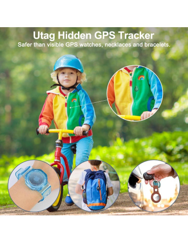 Rastreador GPS Utag para Niños y Mascotas Impermeable