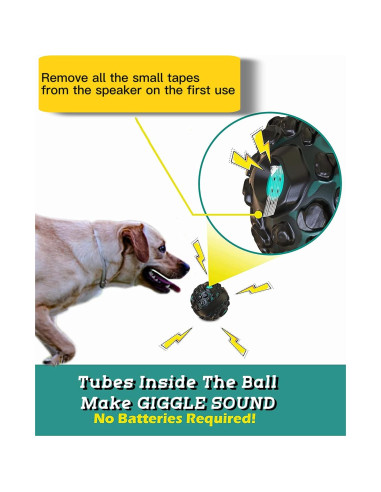 Pelota Interactiva BARDEIMIES para Perros Resistentes 11.94 cm