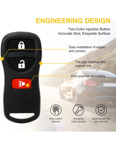 Control Remoto Sin Llave Infiniti Nissan PA-11001043A