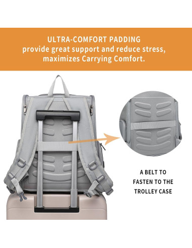 Mochila Transportadora para Gatos FERMAO Gris 6.8 kg