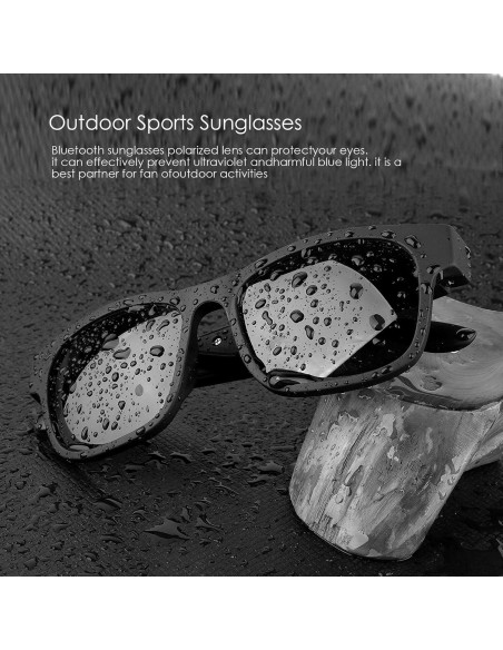 Gafas de Sol Bluetooth GELETE A12 Polarizadas Inalámbricas Gafas de Sol Bluetooth GELETE A12 Polarizadas Inalámbricas