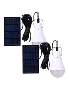Lámpara Solar Portátil All Best S-1200 350 Lúmenes 2 Pzas