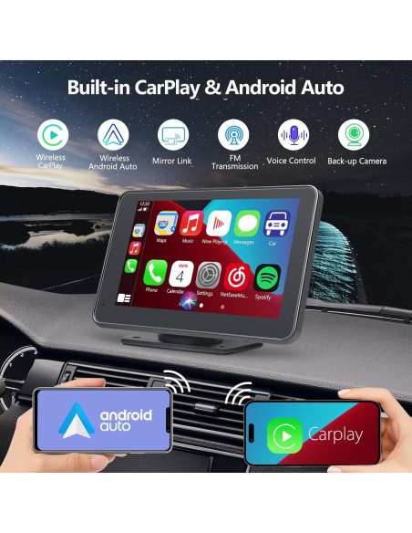 Estéreo de coche Gegaibe FC009 con CarPlay y GPS 1080P Estéreo de coche Gegaibe FC009 con CarPlay y GPS 1080P