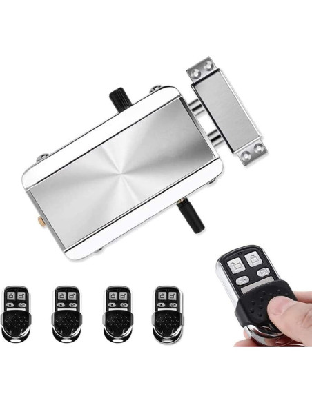 Cerradura Electrónica Ritammi con Control Remoto y Antirrobo Cerradura Electrónica Ritammi con Control Remoto y Antirrobo