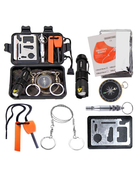 Kit de Supervivencia EMDMAK 6 en 1 para Camping y Emergencias Kit de Supervivencia EMDMAK 6 en 1 para Camping y Emergencias