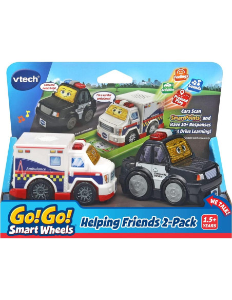 VTech Go! Go! Smart Wheels Coche Policía y Ambulancia VTech Go! Go! Smart Wheels Coche Policía y Ambulancia