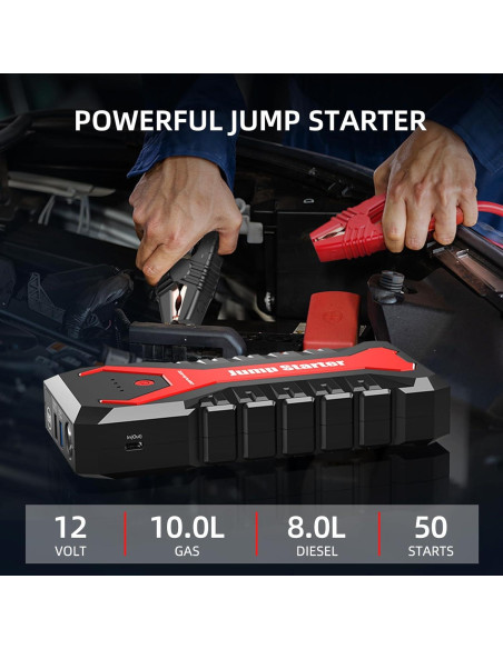 Arrancador de Coche DBPOWER G16 2000A 20800mAh Portátil Arrancador de Coche DBPOWER G16 2000A 20800mAh Portátil