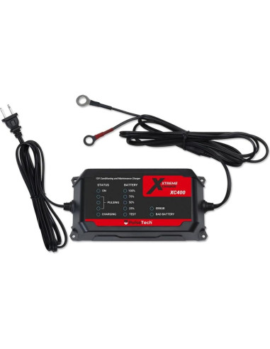 Cargador de Baterías PulseTech XC400 4A Mantenedor 12V