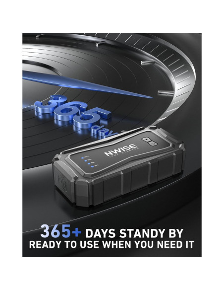 NWISE Arrancador de Salto 6000A 25800mAh 12V HJ-180 NWISE Arrancador de Salto 6000A 25800mAh 12V HJ-180