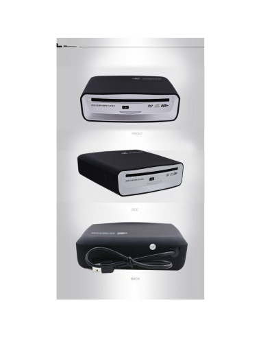 Reproductor de CD Externo Tengertang USB para Auto y PC