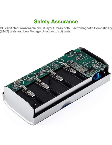 Cargador EBL Inteligente para Baterías AA AAA C D 9V LCD