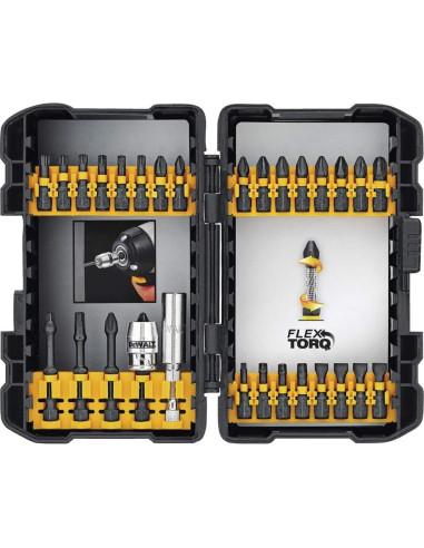 Juego de Puntas y Brocas DEWALT DWA2FTS100, 100 Piezas