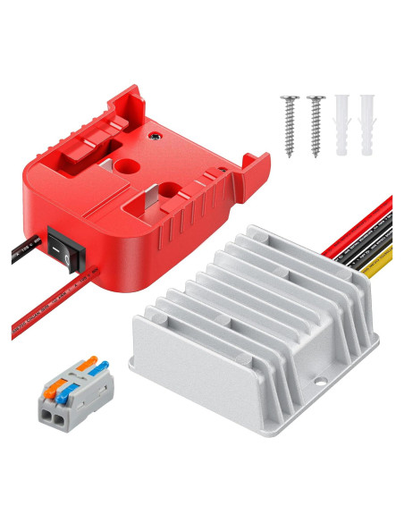 Convertidor Vibit 18V a 12V 180W para Batería Milwaukee M18 Convertidor Vibit 18V a 12V 180W para Batería Milwaukee M18