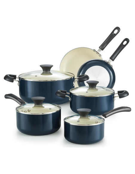 Juego de Ollas y Sartenes Cook N Home 10 Piezas Antiadherente Juego de Ollas y Sartenes Cook N Home 10 Piezas Antiadherente