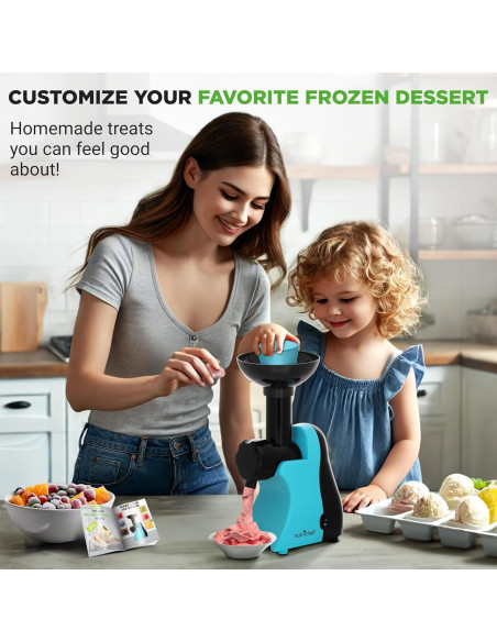 NutriChef Máquina de Postres Congelados - Helados y Yogur NutriChef Máquina de Postres Congelados - Helados y Yogur